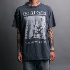 Vintage 90’s Neurosis The Word As Law T-Shirt All Size