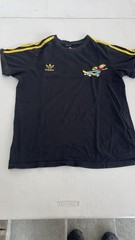 adidas Men’s Black Yellow Bart Simpson Graphic Crew Neck Short Sleeve T-Shirt XS