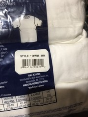 NEW 4 Pack Puritan T Shirts Mens M Medium White Short Sleeve Ring Spun 114WH WH