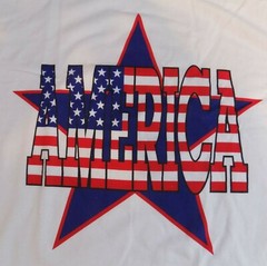 “America” T-Shirt – Avon Products – Adult Size XXL (50-52) – Patriotic – NEW