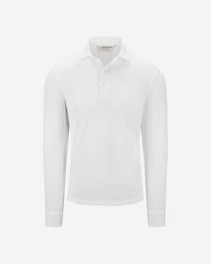 Gran Sasso Long Sleeve Cotton Piqué Polo Shirt 60111