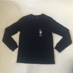 George Men’s Long Sleeve Navy Blue Stretch T-Shirt Size S (34-36) Chest 36″ NWT