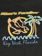 Vintage 3D Emblem Mens 2X Black 1993 Hangin Tough Easyriders 90s Key West FL NOS