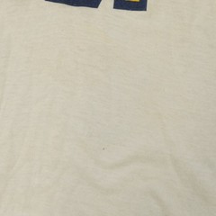 Rare Vintage SCREEN STARS US Navy Battleship Submarine Jet Ringer T Shirt 80s M