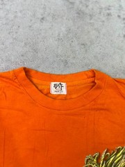 Vintage Japanese Dragon Japan Orange Single Stitch Tee