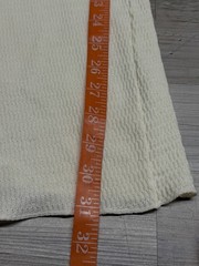 Vintage 70s Hanes Thermal Shirt Adult Size L White Waffle Knit Blank Base Layer