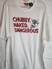 Ace Of Hearts Chubby Naked Dangerous T-shirt Size Xl Cherub Angel Cupid Comedy