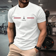 Men Cotton Oversized T Shirt Casual Loose Short Sleeve Summer Tee