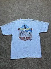 VTG ‘97 Rolling Stones Bridges to Babylon Local Crew Light Grey Tee