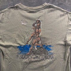 Vintage Hawaii Shirt Adult Mens Large Green Short Sleeve Peskadot Umetokcha