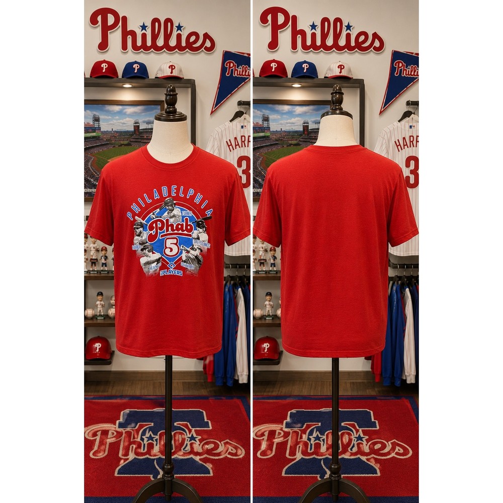 Philadelphia Phillies Phab 5 MLB Players Graphic Tee Medium