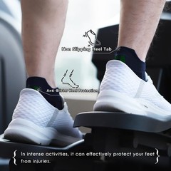 Coolmax Viscose Compression Running Socks 3 Pairs Ankle Low Cut Athletic Anti…