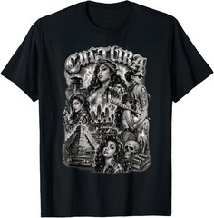 Retro Chicano Mexican Culture Lowriders Classic La Cultura T-Shirt