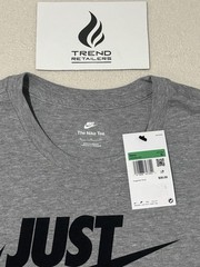 Nike Sportwear Just Do It Graphic T-Shirt Dark Grey Heather Men’s XL AR5006-063