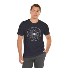 Lotus Of Life Sacred Geometry T-Shirt | Geometric Design Unisex Tee Shirt