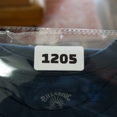 Burkard Studio Billabong Chest Logo Tshirt Mens Large UPF 50+ Blue Grey