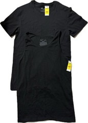 NEW No Pkg Men’s Hanes Small Black Stretch Tank Top/Crew Neck T-Shirt Undershirt