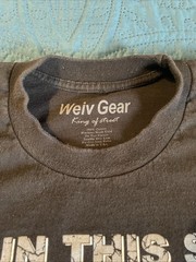 Weiv Gear Biker T-Shirt Pirate Biker Themed California For Life 3XL