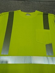 Pepsi Wearguard Aramark Reflective Shirt Safety Workwear Long Sleeve Neon Medium