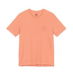Minimal Line Sea Turtle T-shirt | Tiny Chest Illustration