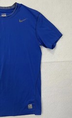 Nike Pro Dri-Fit Mens Athletic T-Shirt Sz. Large Short Sleeve Solid Blue