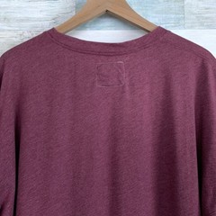 Oublier Axis Longline Tee Purple Asymmetric Raw Hem TShirt Mens Big & Tall 1X XL