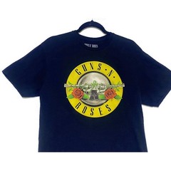 Guns N’ Roses Men’s Graphic T-Shirt Black Short Sleeve Cotton Tee Size Large