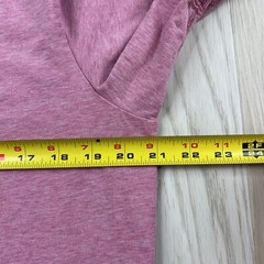 Public Rec Short Sleeve V-Neck T-Shirt Mens Size Medium Pink