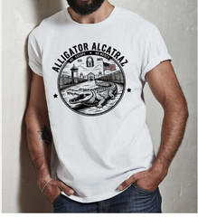 Animal Alligator Alcatraz Everglades Florida Border Patrol T-shirt