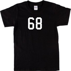 68 Retro Varsity College T-Shirt – Ivy League, 60s, Customise, Various Colours