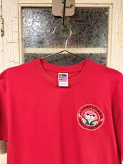 Vintage Certified Party Animal Embroidered T Shirt Red Med