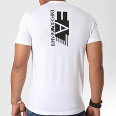 EMPORIO ARMANI White cotton T-shirt Men’s Tee shirt EA – Size: M, L, XL, XXL