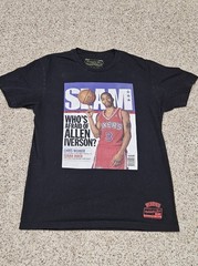 Allen Iverson T Shirt Mitchell & Ness Slam Magazine 76ers Whos Afraid Me Size L
