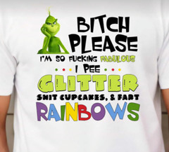 GRINCH GLITTER & RAINBOWS – GRAPHIC TEES MADE TO ORDER