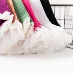 Women Ankle Socks Women Lace Ruffle Frilly Ankle Socks Fashion Ladies Girl Pr…
