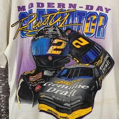Vintage Lee Rusty Wallace Monder Day Gladiator Nascar Shirt Size Large