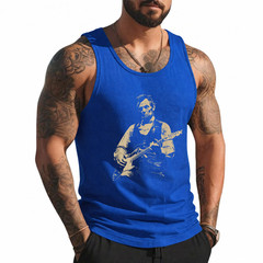 Abraham Lincoln Abe Lincoln Playing Guitar Retro Vintage Tank Top