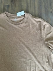 J.Crew Washed Crewneck T-Shirt – Light Brown Color – Brand New W Tags – J Crew