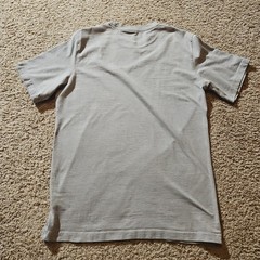 Champion Shirt Mens Medium Retro Spellout Logo Gray Classic Streetwear Relax