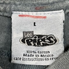 Vintage Lee Jeans Pipes BMX Skater Tie Dye T Shirt Tee Men’s Sz Large Cotton