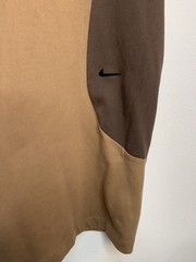 Nike The Nike Tee Men’s XL Brown/Tan Colorblock Logo Crew Neck Short Sleeve