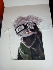 Naruto Kakashi Sharingan eye Amine T-shirt unisex
