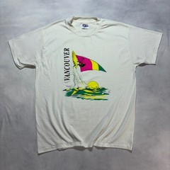 Vintage 80’s Vancouver Wind Surfing T-Shirt Large Single Stitch Surf Made in USA