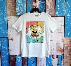 Unisex Old Navy SpongeBob SquarePants T-Shirt Short Sleeve LARGE Sea Salt NEW
