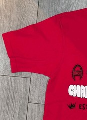 Vintage Champion Logo T-shirt Men’s Size Small Tee Red T-shirt 100% Cotton