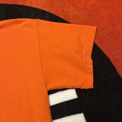 Men’s Medium NYC SSC Social Sports Club Orange Vintage 90s Graphic T Shirt Retro