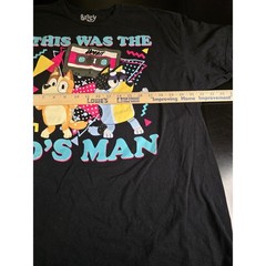 Bluey Bandit Shirt Adult XL Black This Was The 80’s Man Retro Graphic T-Shirt