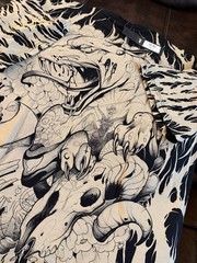 *BRAND NEW* Stay Cold Apparel Zombie Fox Men’s L Crew Neck Cotton Tee