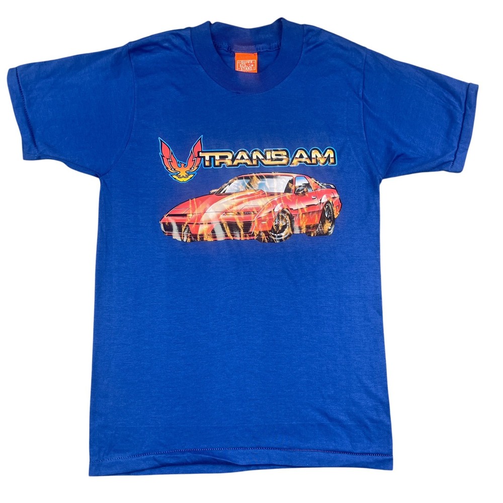 Vintage 80s 90s Trans Am Shirt Mens S Super Screen Stars USA Pontiac Firebird