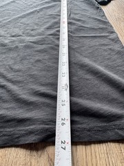 John Varvatos T-Shirt Red, Blue and Gray Skulls Black Medium